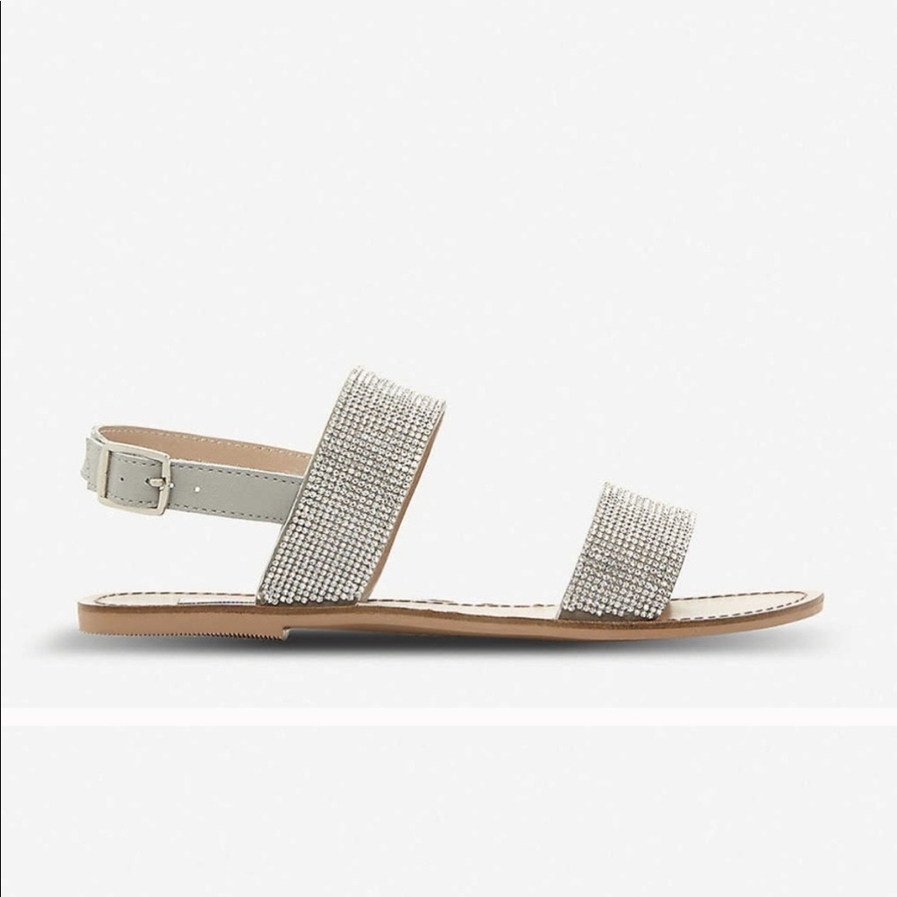 Steve Madden Marisa Rhinestone Strappy Sandals - Picture 4 of 10
